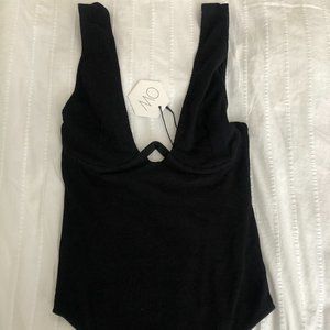 OW Black Underwire Body Suit